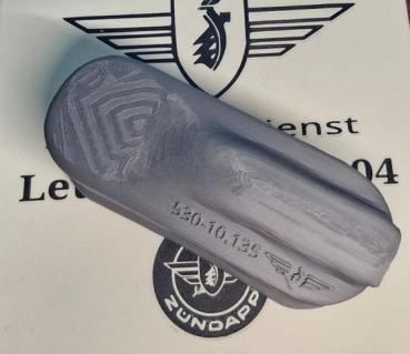 Zündapp Luftfilterdeckel 530-10.135 20mm Durchlass in GRAU für KS 50 100 Typ 517 514 518 usw.